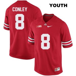 Youth NCAA Ohio State Buckeyes Gareon Conley #8 College Stitched Authentic Nike Red Football Jersey XE20D44FQ